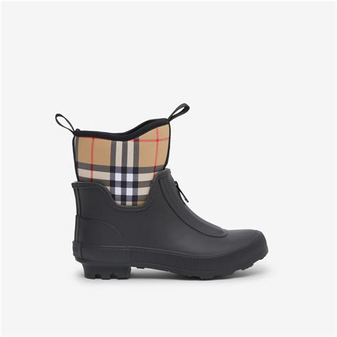 burberry rhinestone studded rain boots|burberry ankle boots for women.